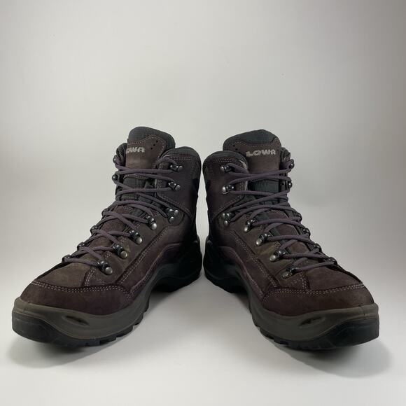 Lowa Renegade GTX Mid Hiking Boots Mid Goretex Womens Size 7.5 Purple Vibram - Picture 9 of 11